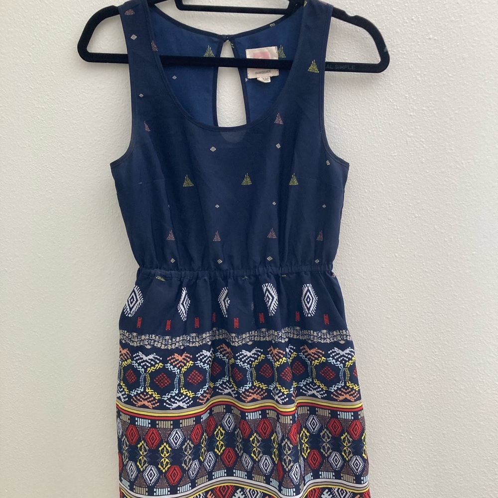Quiksilver Navy patterned dress